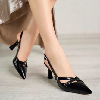 MODAPAPUÇ Obsession Kemer Detay Bilek Bağlı Kadın Topuklu Ayakkabı Kategori Trendi